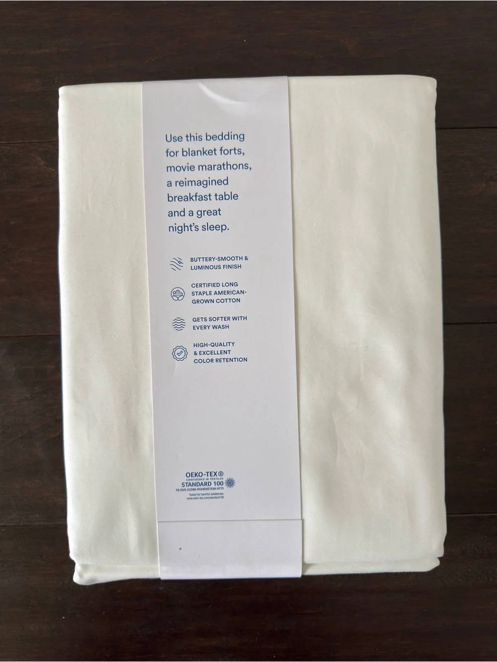 NWT - The Company Store Supima Sateen Duvet Cover - Twin